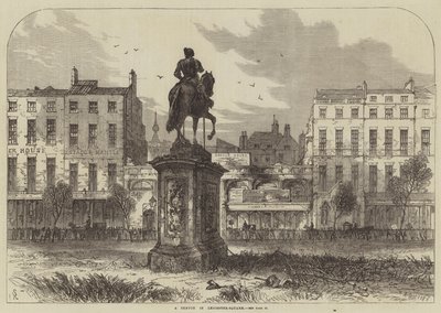 Une esquisse à Leicester-Square - Samuel Read